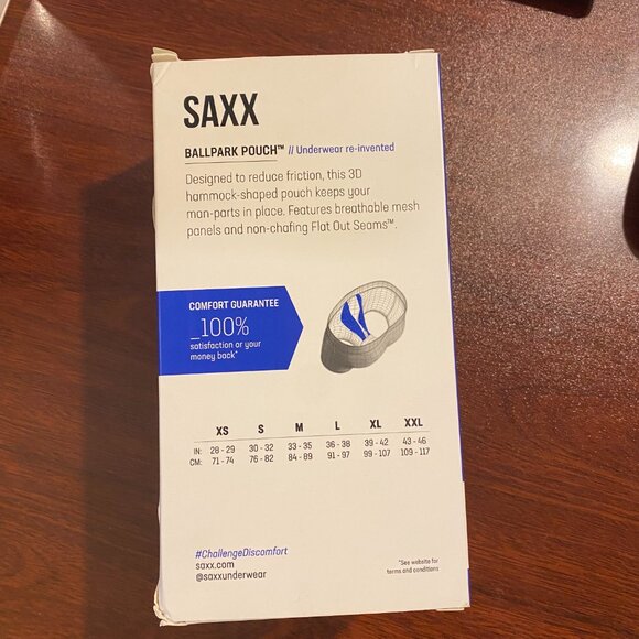 Saxx VIBE 2 pack Boxer Briefs Ultimate Comfort Piece Love and Black - Picture 3 of 3